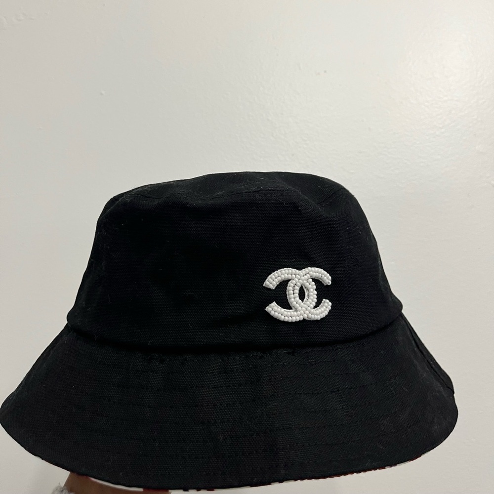 Chanel Black Bucket Hat